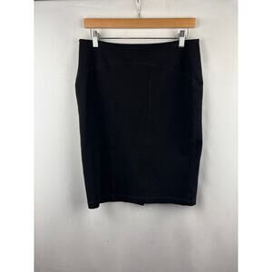 Women’s Karen Kane Medium Black Pencil Skirt w/ Back Slit